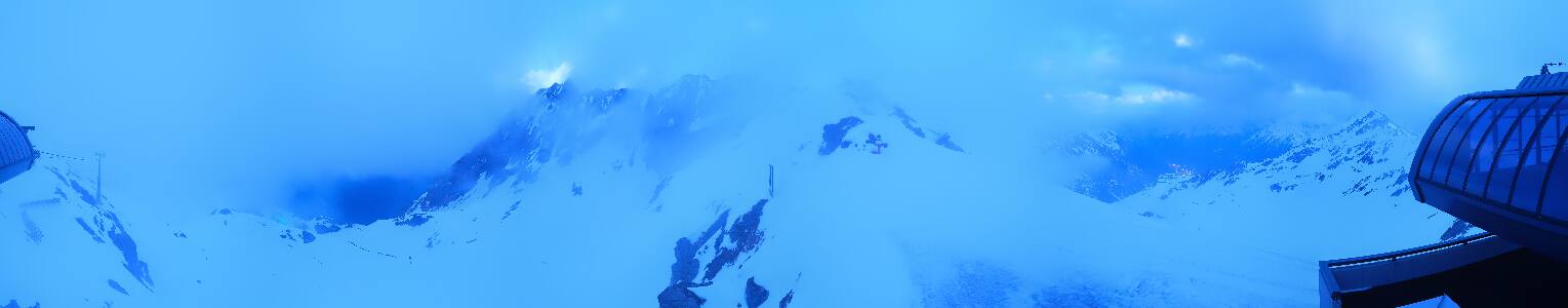 Silvretta Montafon Panorama Bahn am Hochjoch
