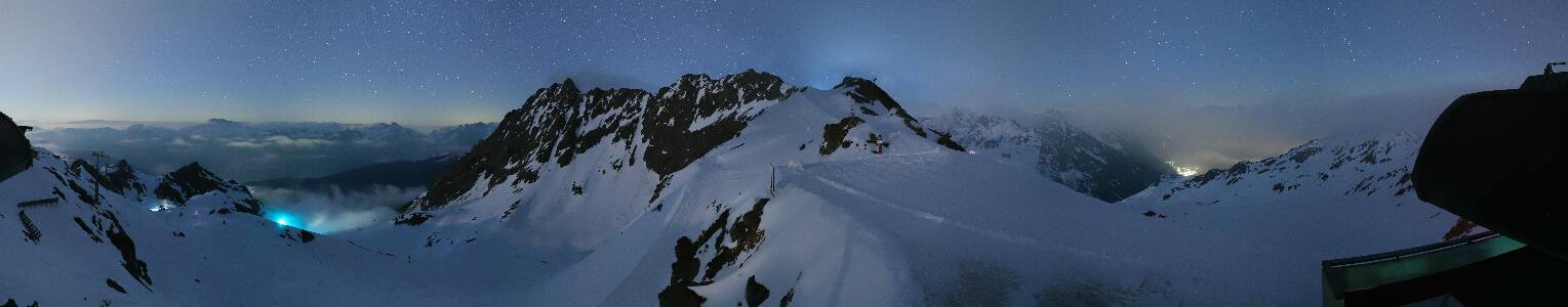 Silvretta Montafon Panorama Bahn am Hochjoch