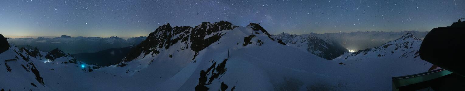 Silvretta Montafon Panorama Bahn am Hochjoch