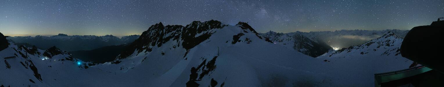 Silvretta Montafon Panorama Bahn am Hochjoch