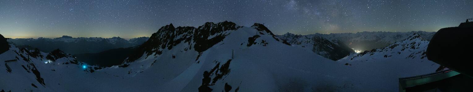 Silvretta Montafon Panorama Bahn am Hochjoch