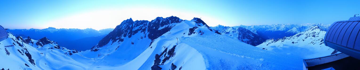 Silvretta Montafon Panorama Bahn am Hochjoch