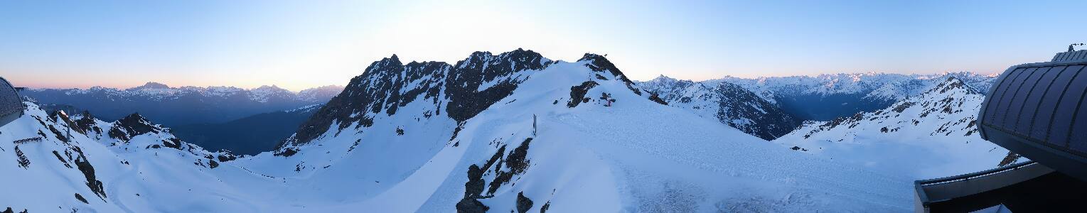 Silvretta Montafon Panorama Bahn am Hochjoch