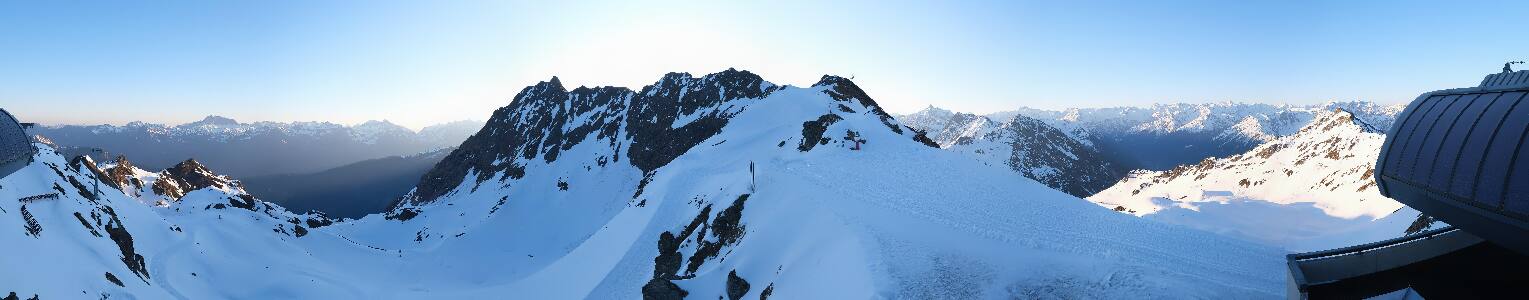 Silvretta Montafon Panorama Bahn am Hochjoch
