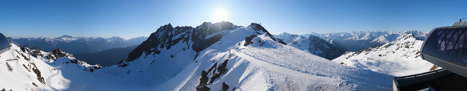Silvretta Montafon Panorama Bahn am Hochjoch