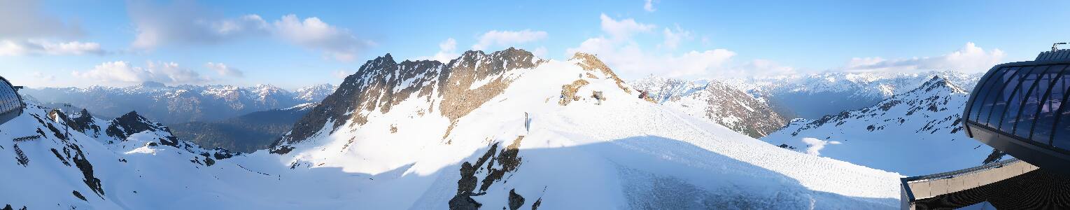 Silvretta Montafon Panorama Bahn am Hochjoch