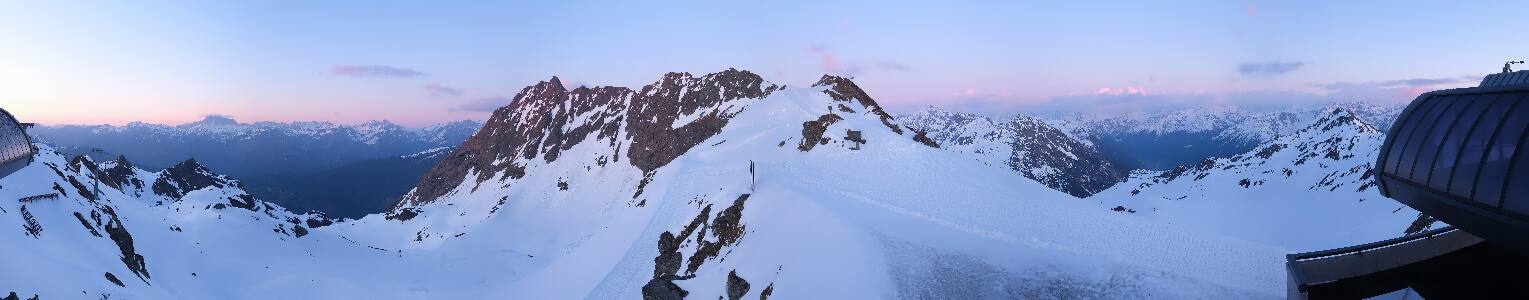 Silvretta Montafon Panorama Bahn am Hochjoch