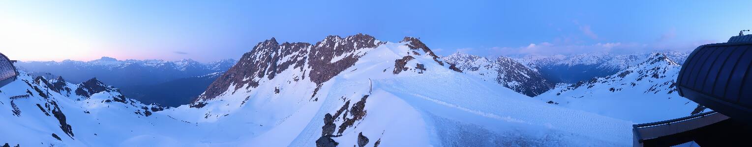 Silvretta Montafon Panorama Bahn am Hochjoch