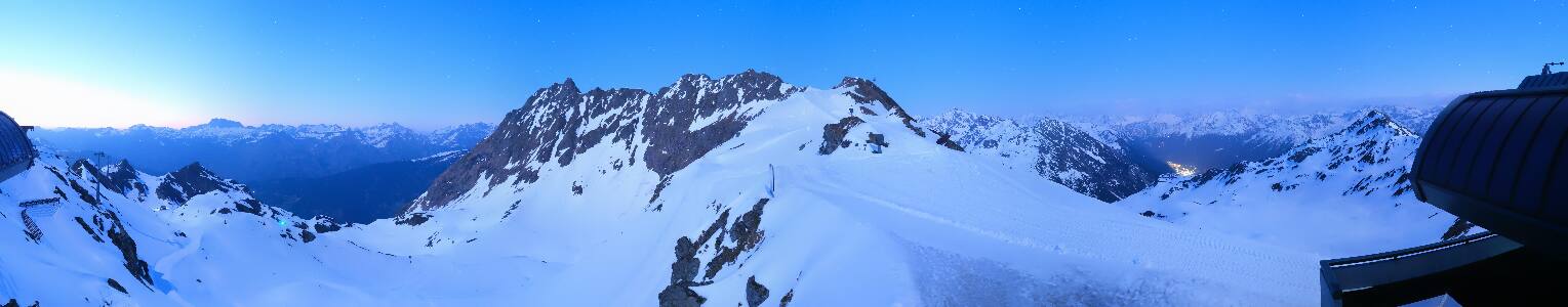 Silvretta Montafon Panorama Bahn am Hochjoch