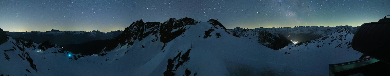 Silvretta Montafon Panorama Bahn am Hochjoch
