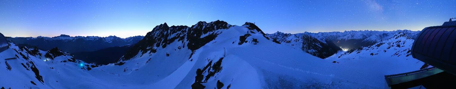Silvretta Montafon Panorama Bahn am Hochjoch