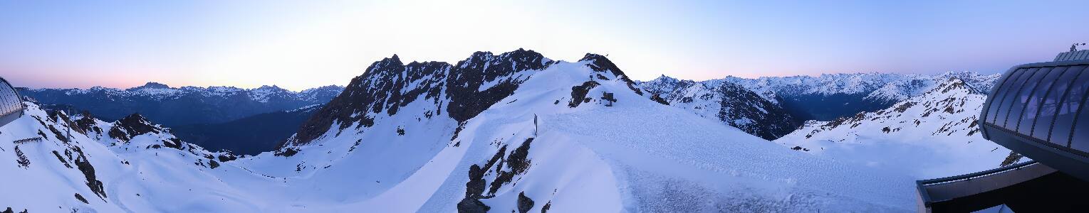 Silvretta Montafon Panorama Bahn am Hochjoch