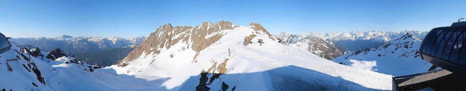 Silvretta Montafon Panorama Bahn am Hochjoch