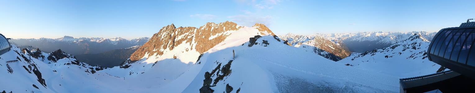 Silvretta Montafon Panorama Bahn am Hochjoch