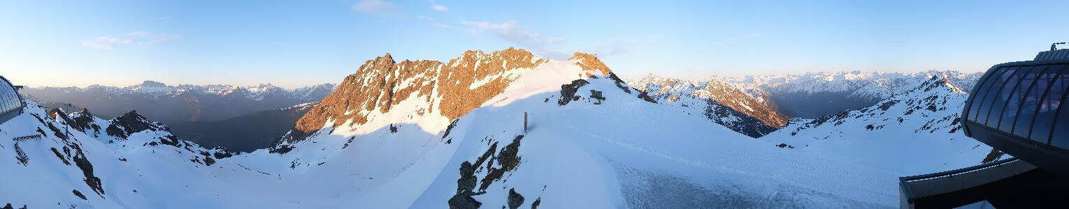 Silvretta Montafon Panorama Bahn am Hochjoch