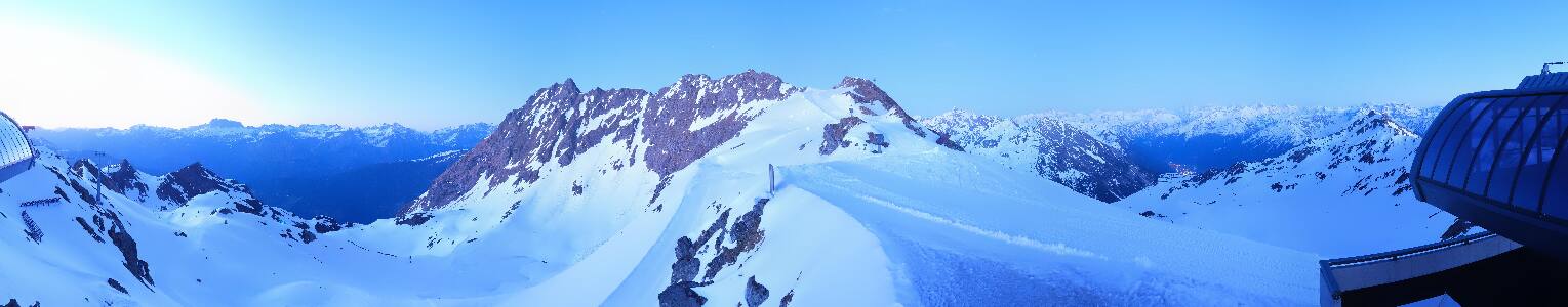 Silvretta Montafon Panorama Bahn am Hochjoch
