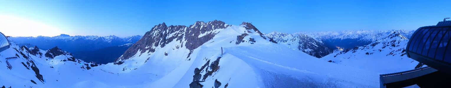 Silvretta Montafon Panorama Bahn am Hochjoch