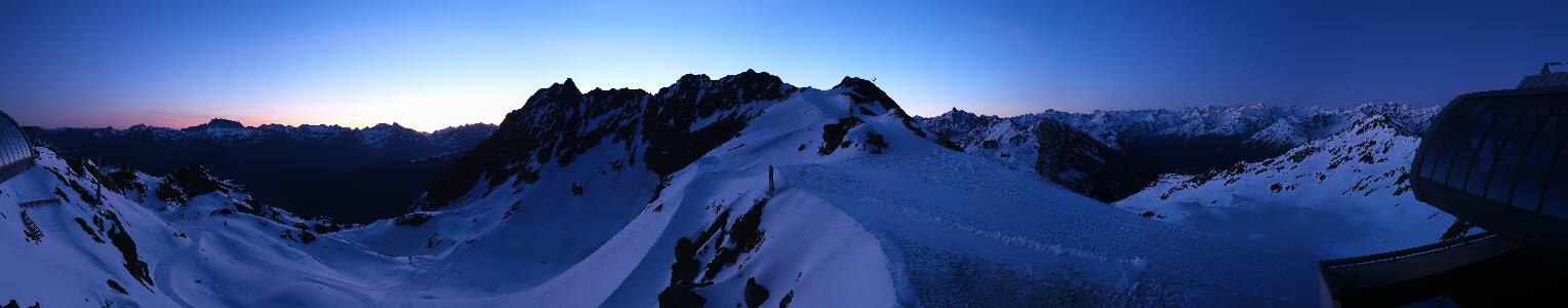 Silvretta Montafon Panorama Bahn am Hochjoch