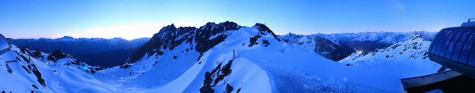 Silvretta Montafon Panorama Bahn am Hochjoch