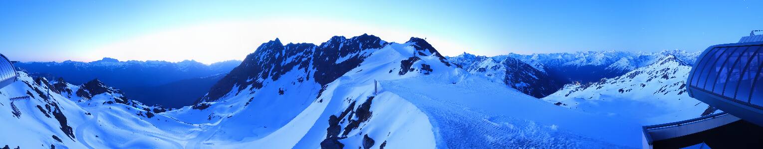 Silvretta Montafon Panorama Bahn am Hochjoch