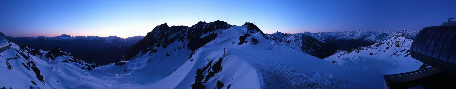 Silvretta Montafon Panorama Bahn am Hochjoch