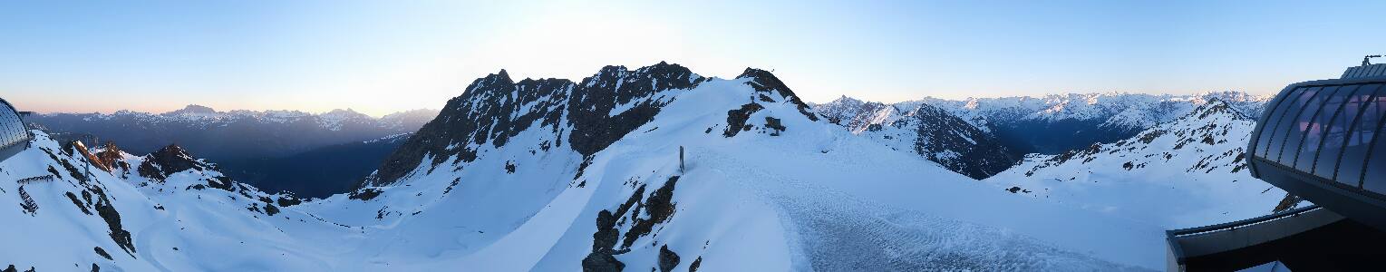 Silvretta Montafon Panorama Bahn am Hochjoch