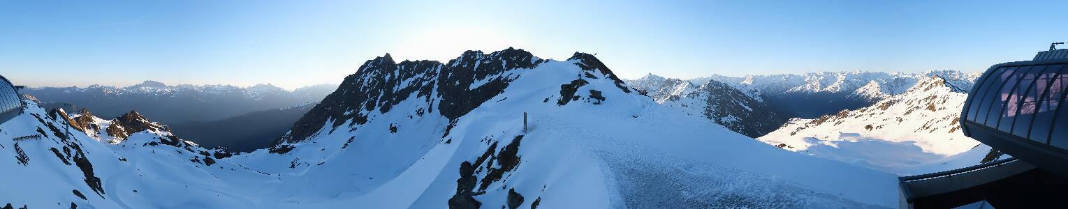 Silvretta Montafon Panorama Bahn am Hochjoch