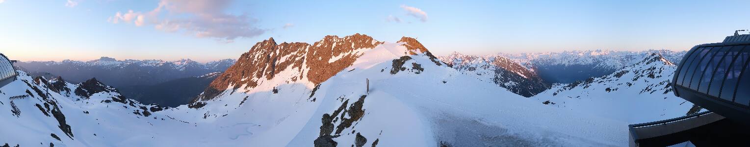 Silvretta Montafon Panorama Bahn am Hochjoch