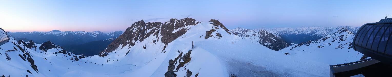 Silvretta Montafon Panorama Bahn am Hochjoch