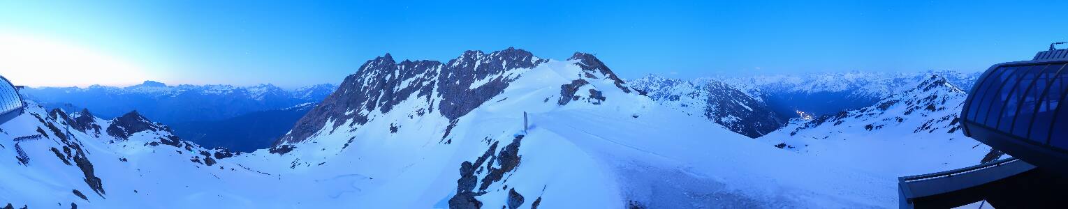 Silvretta Montafon Panorama Bahn am Hochjoch