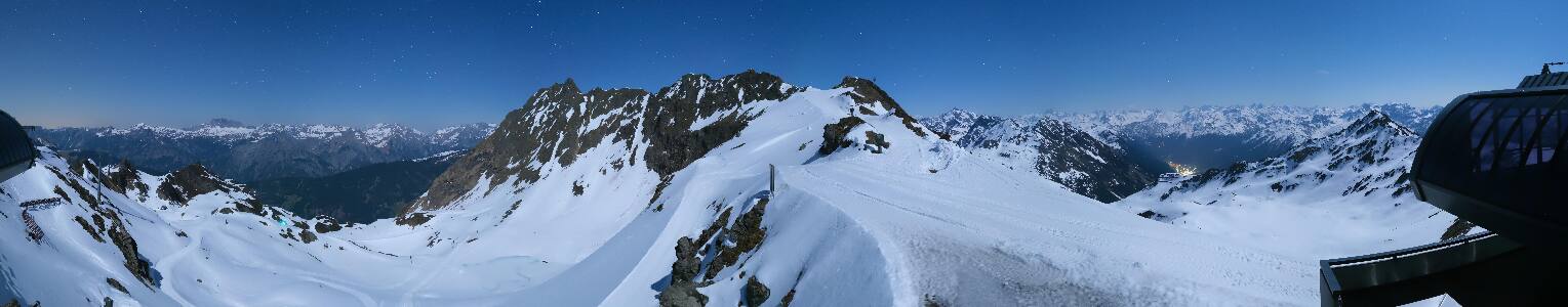 Silvretta Montafon Panorama Bahn am Hochjoch