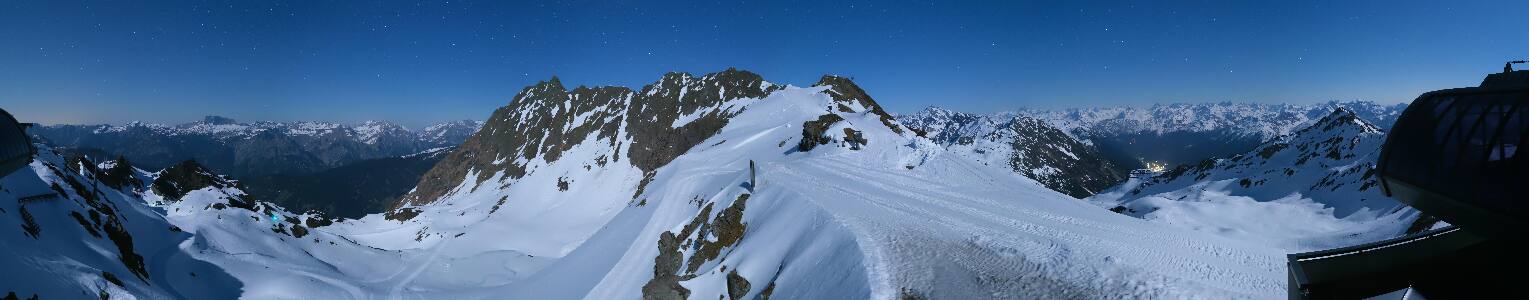 Silvretta Montafon Panorama Bahn am Hochjoch