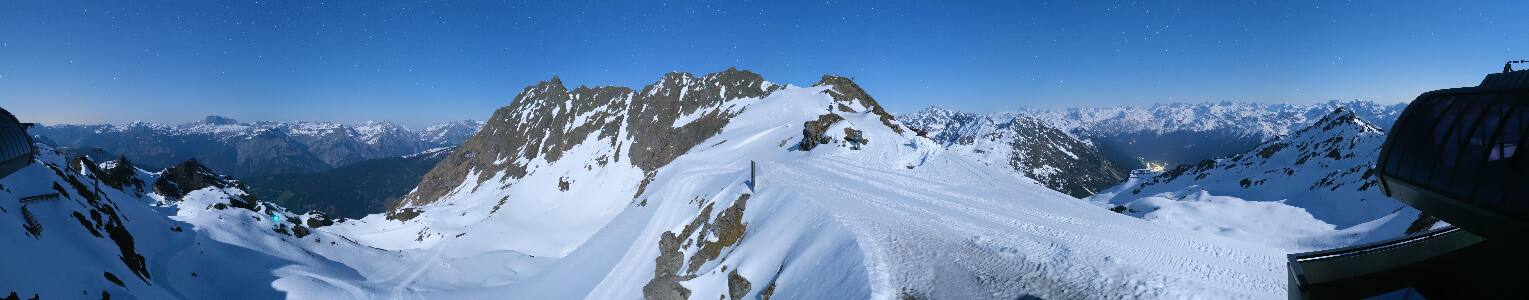 Silvretta Montafon Panorama Bahn am Hochjoch