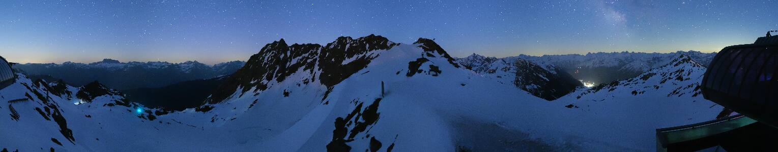 Silvretta Montafon Panorama Bahn am Hochjoch
