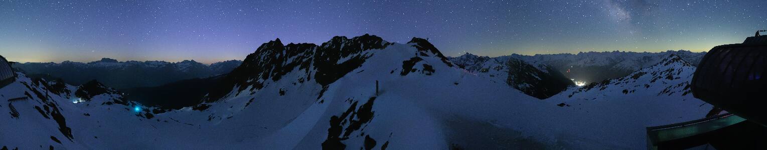 Silvretta Montafon Panorama Bahn am Hochjoch