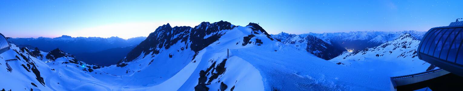 Silvretta Montafon Panorama Bahn am Hochjoch