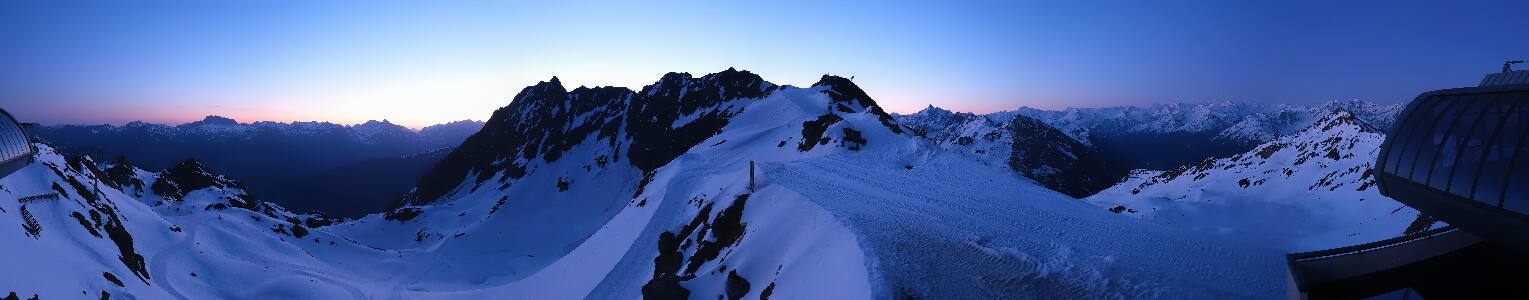 Silvretta Montafon Panorama Bahn am Hochjoch