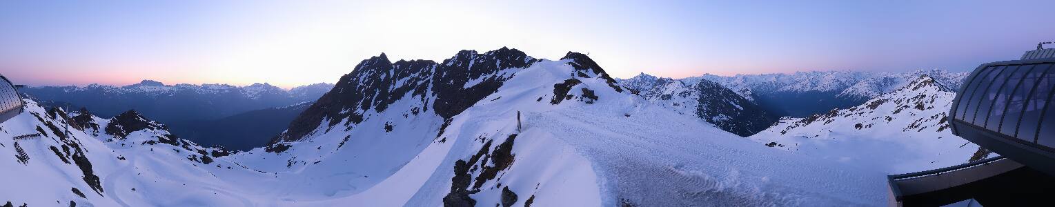 Silvretta Montafon Panorama Bahn am Hochjoch
