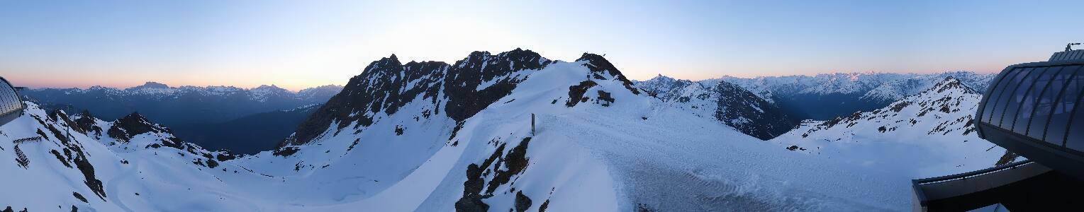 Silvretta Montafon Panorama Bahn am Hochjoch