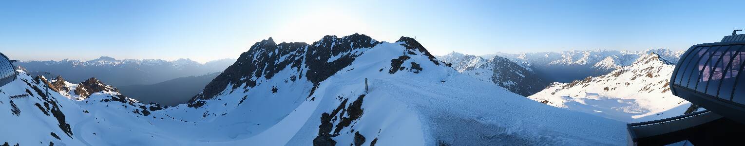 Silvretta Montafon Panorama Bahn am Hochjoch