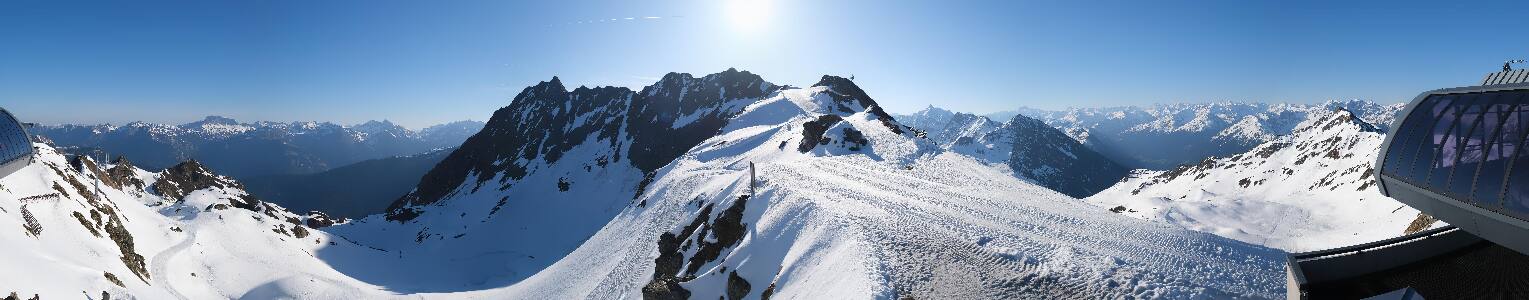Silvretta Montafon Panorama Bahn am Hochjoch