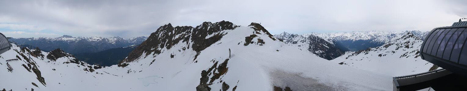 Silvretta Montafon Panorama Bahn am Hochjoch