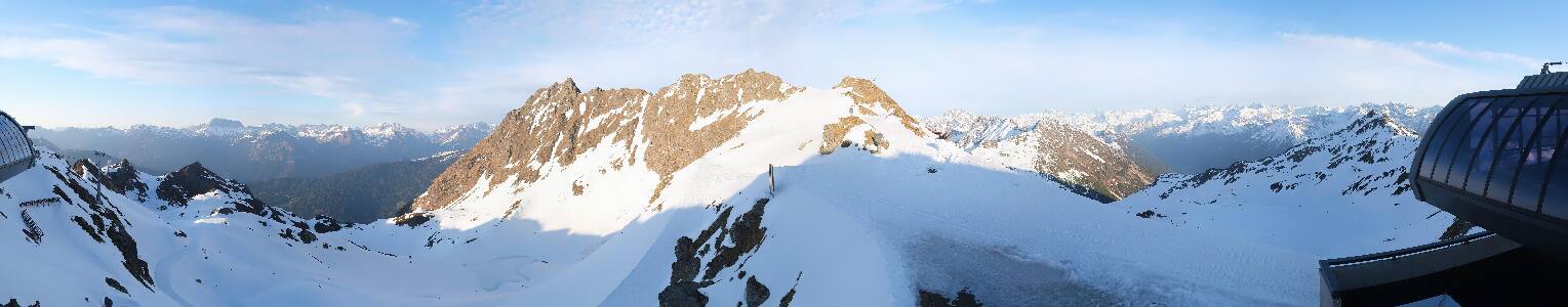Silvretta Montafon Panorama Bahn am Hochjoch