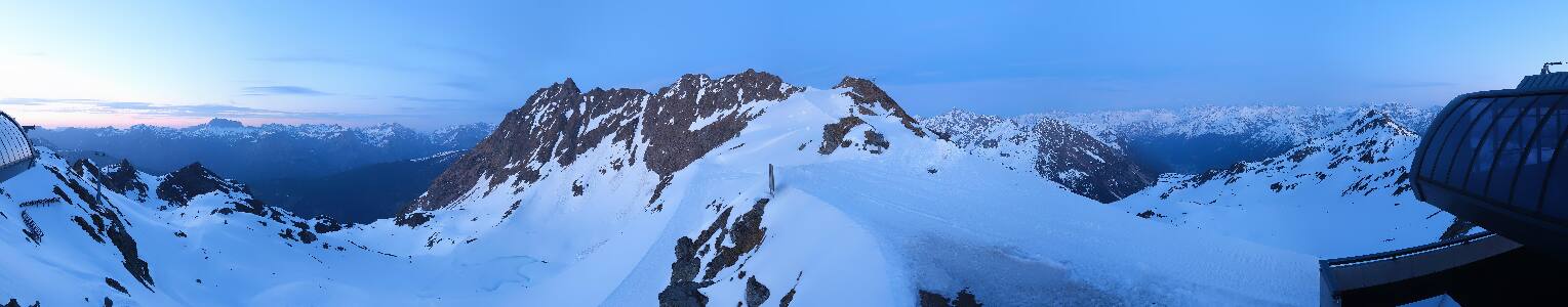 Silvretta Montafon Panorama Bahn am Hochjoch