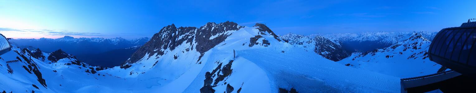 Silvretta Montafon Panorama Bahn am Hochjoch