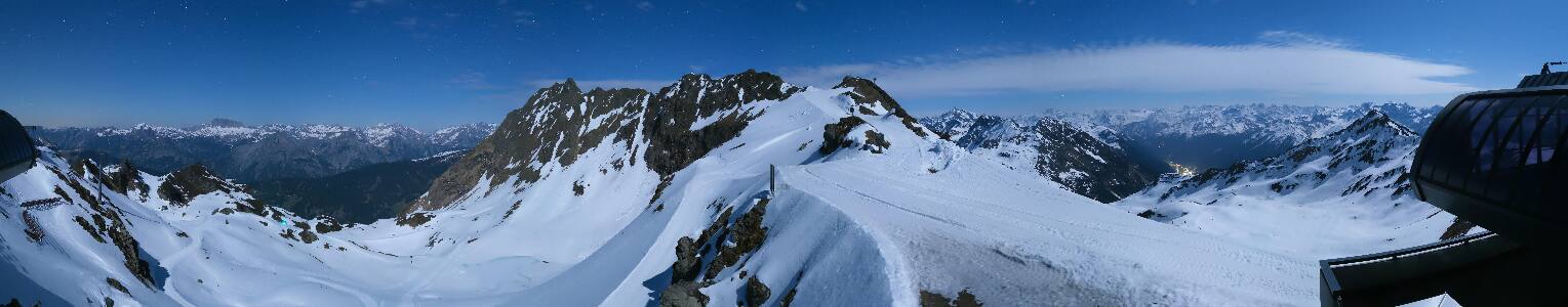 Silvretta Montafon Panorama Bahn am Hochjoch