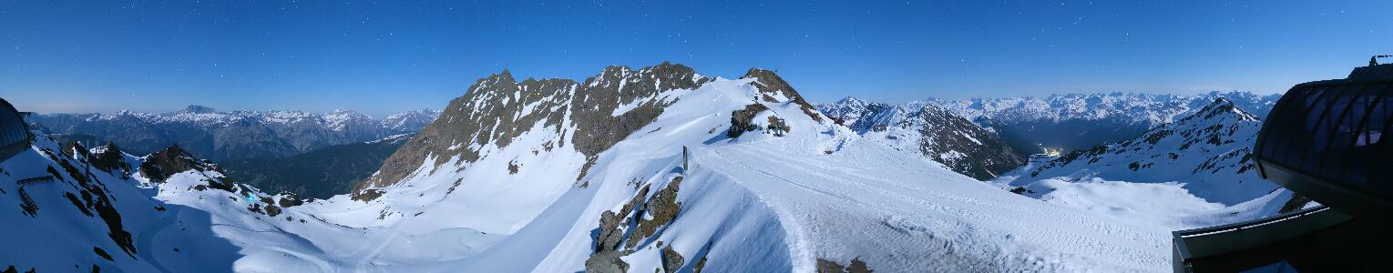 Silvretta Montafon Panorama Bahn am Hochjoch