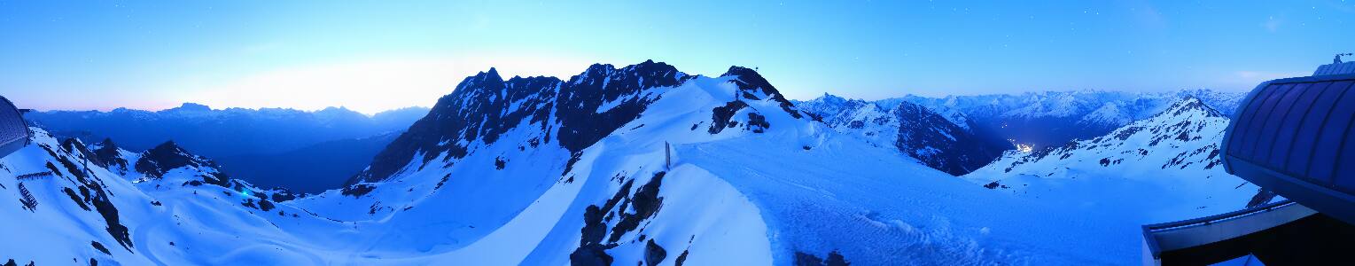 Silvretta Montafon Panorama Bahn am Hochjoch