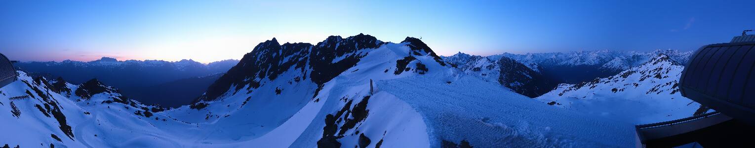 Silvretta Montafon Panorama Bahn am Hochjoch