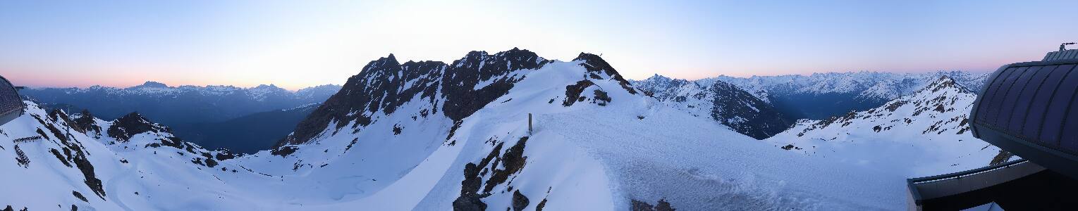 Silvretta Montafon Panorama Bahn am Hochjoch